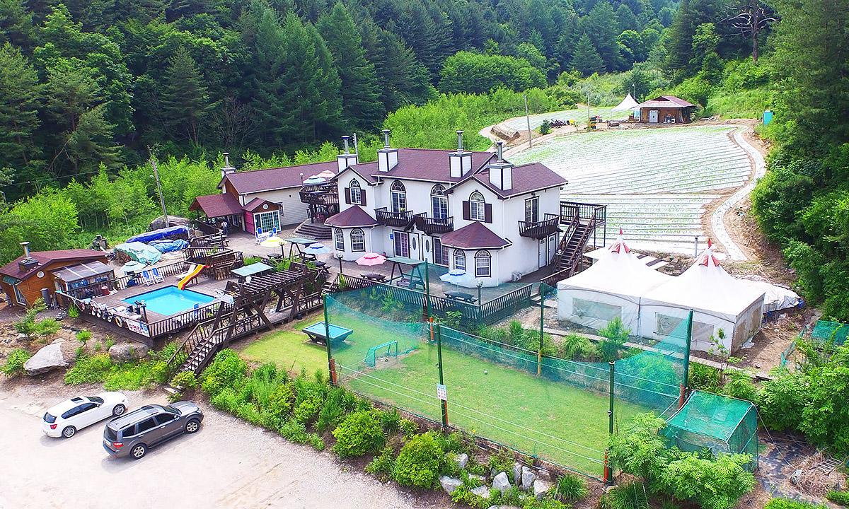 Gold Castle Pension Pyeongchang Esterno foto